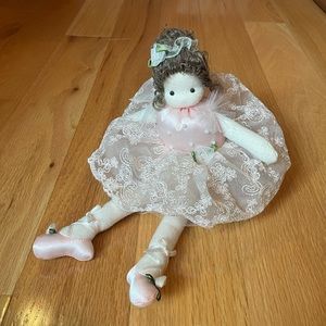 Swan Lake Ballerina Shelf Stuffed Animal